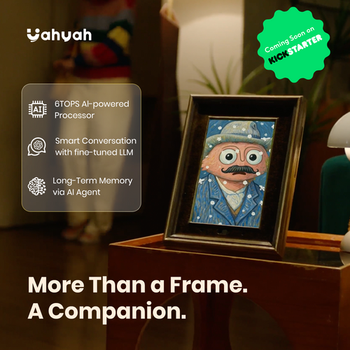 Yahyah The Living AI Portrait Companion That Grows With You