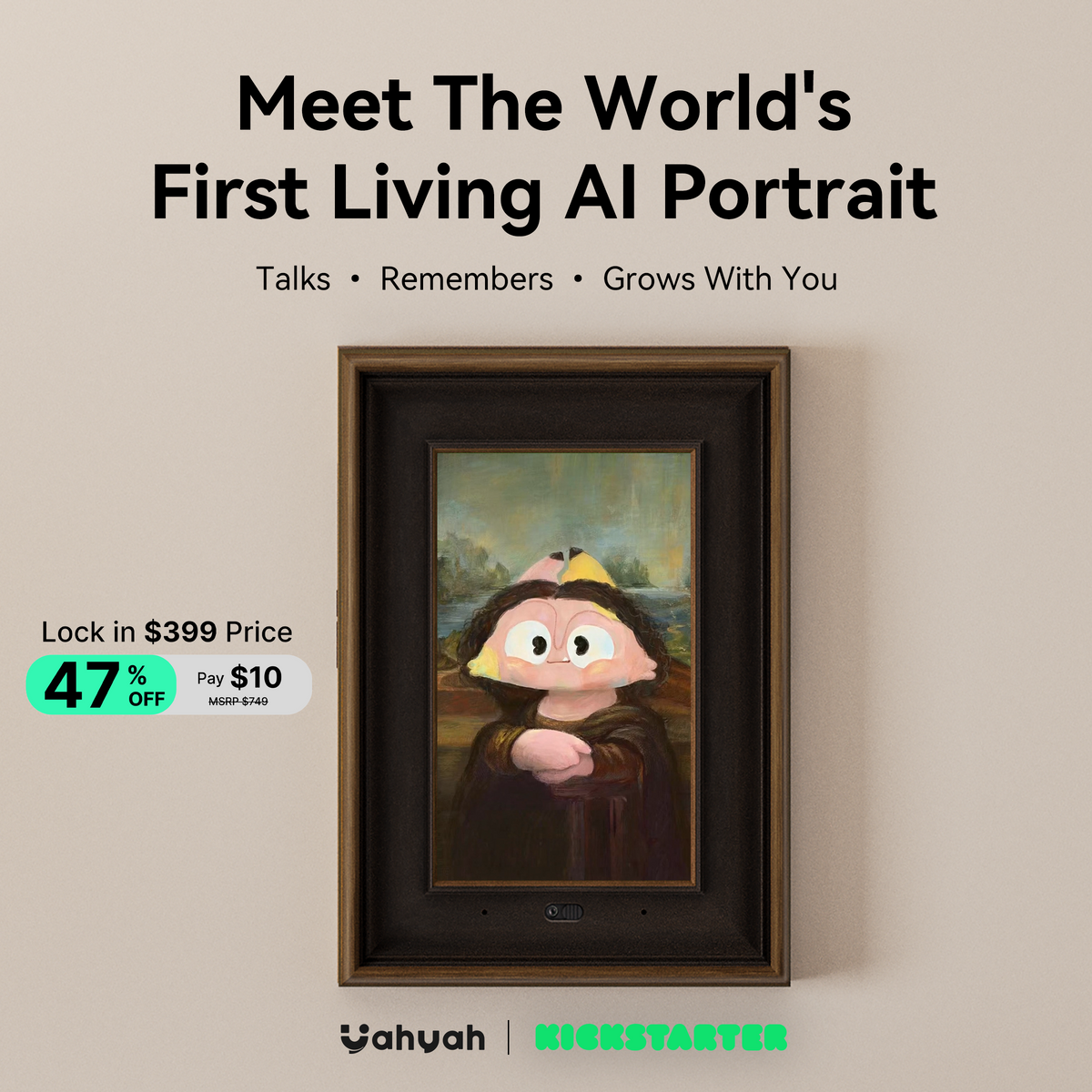 Yahyah The Living AI Portrait Companion That Grows With You